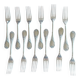 Christofle Marly 12 dessert forks, silver-plated, 17 cm