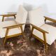 Pair of restored mid-century modern armchairs 1960's