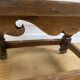 Vintage footrest - Vintage flower stand - Small low wooden stool