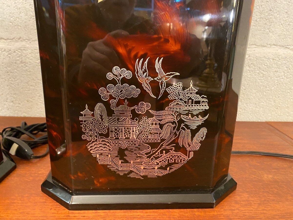 Pair of table lamps Éric Maville, Circa 70