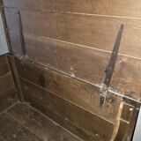 Antique wooden chest/box – authentic patina, opening lid