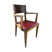 Art Deco rosewood armchair
