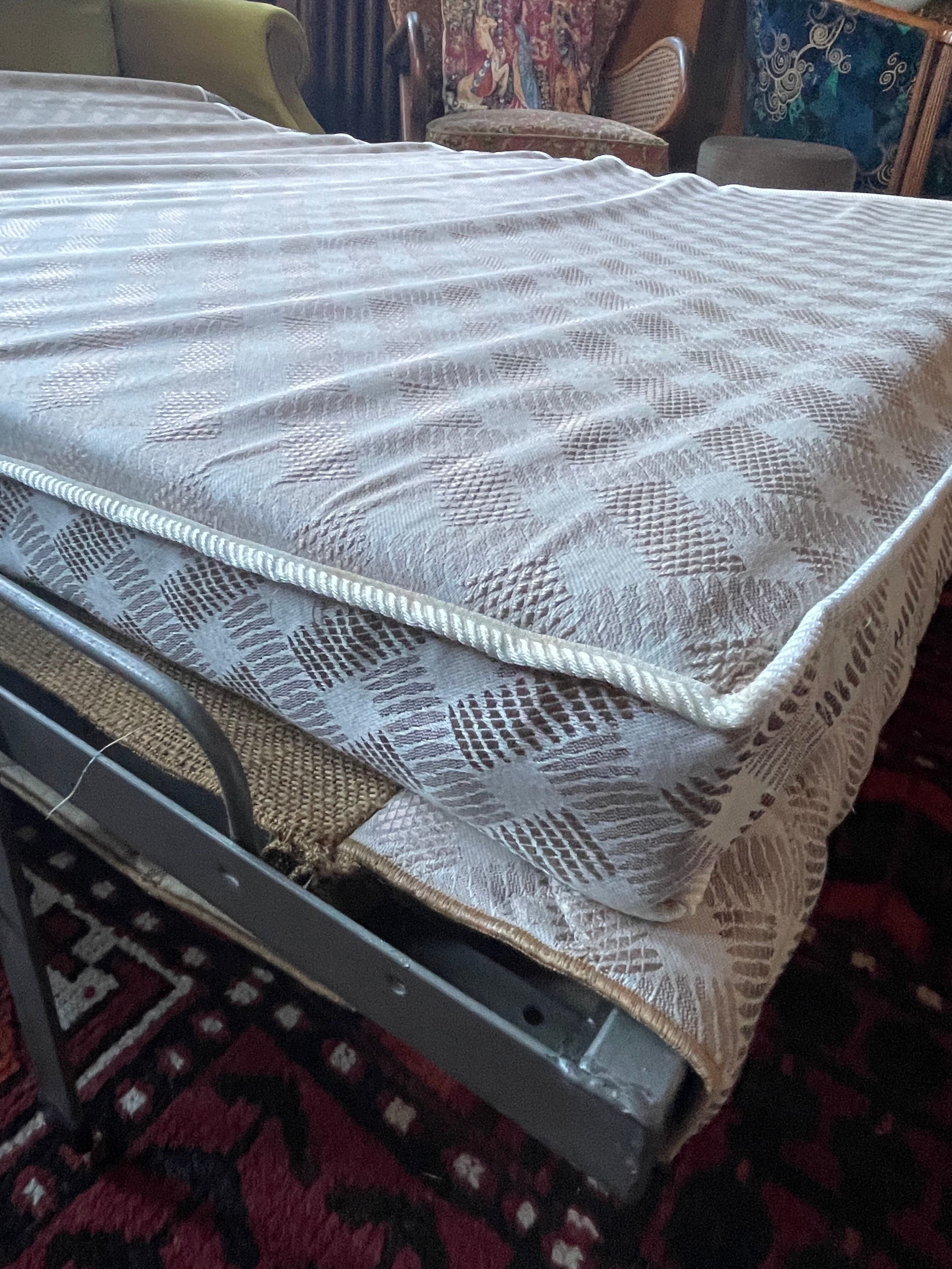 Vintage velvet sofa bed
