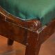 Suite de 4 chaises gondoles en acajou