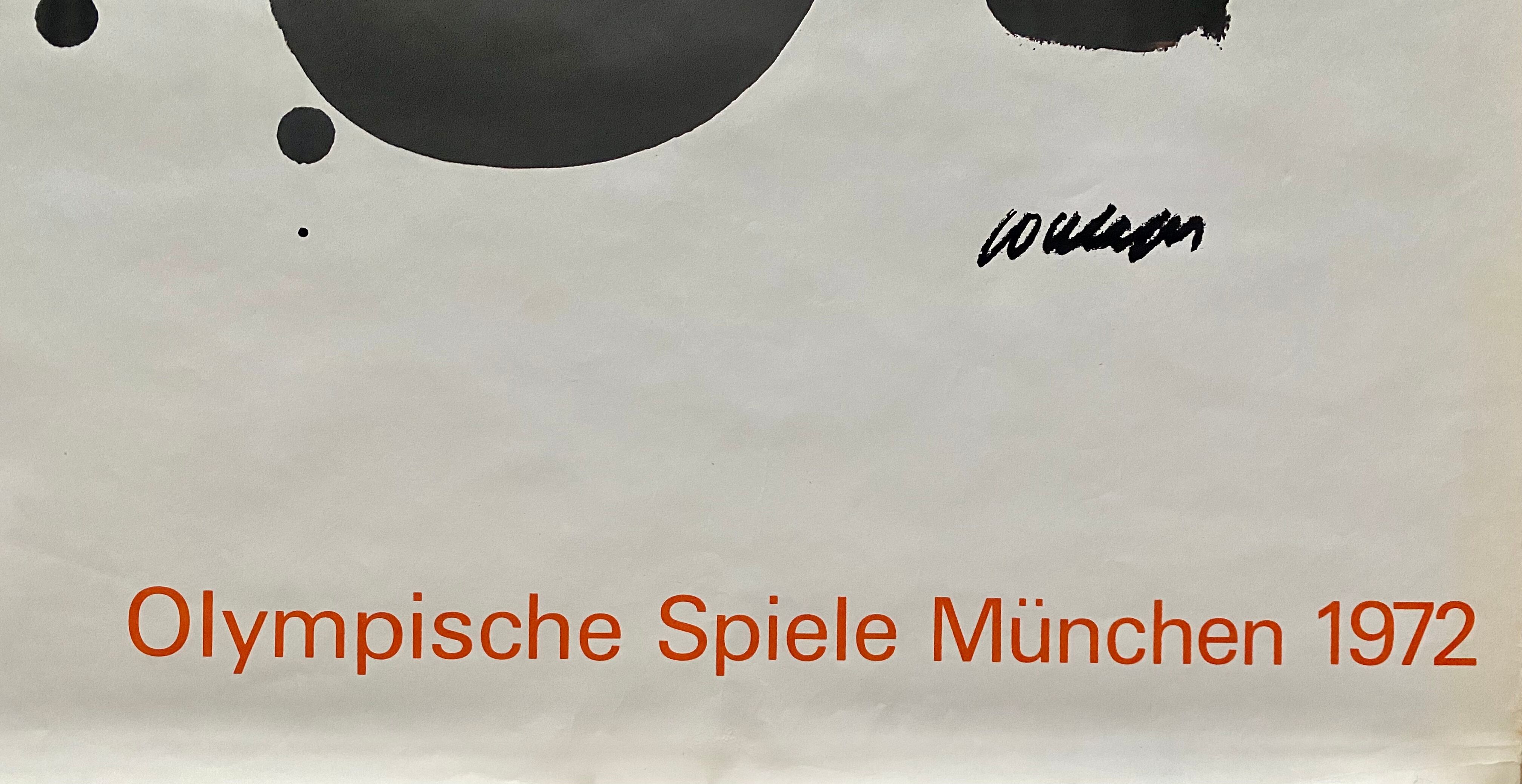 POSTER SOULAGES JO MUNICH - 1972