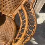 Vintage rattan chair chair