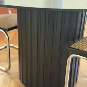 Round table HK living 140cm black