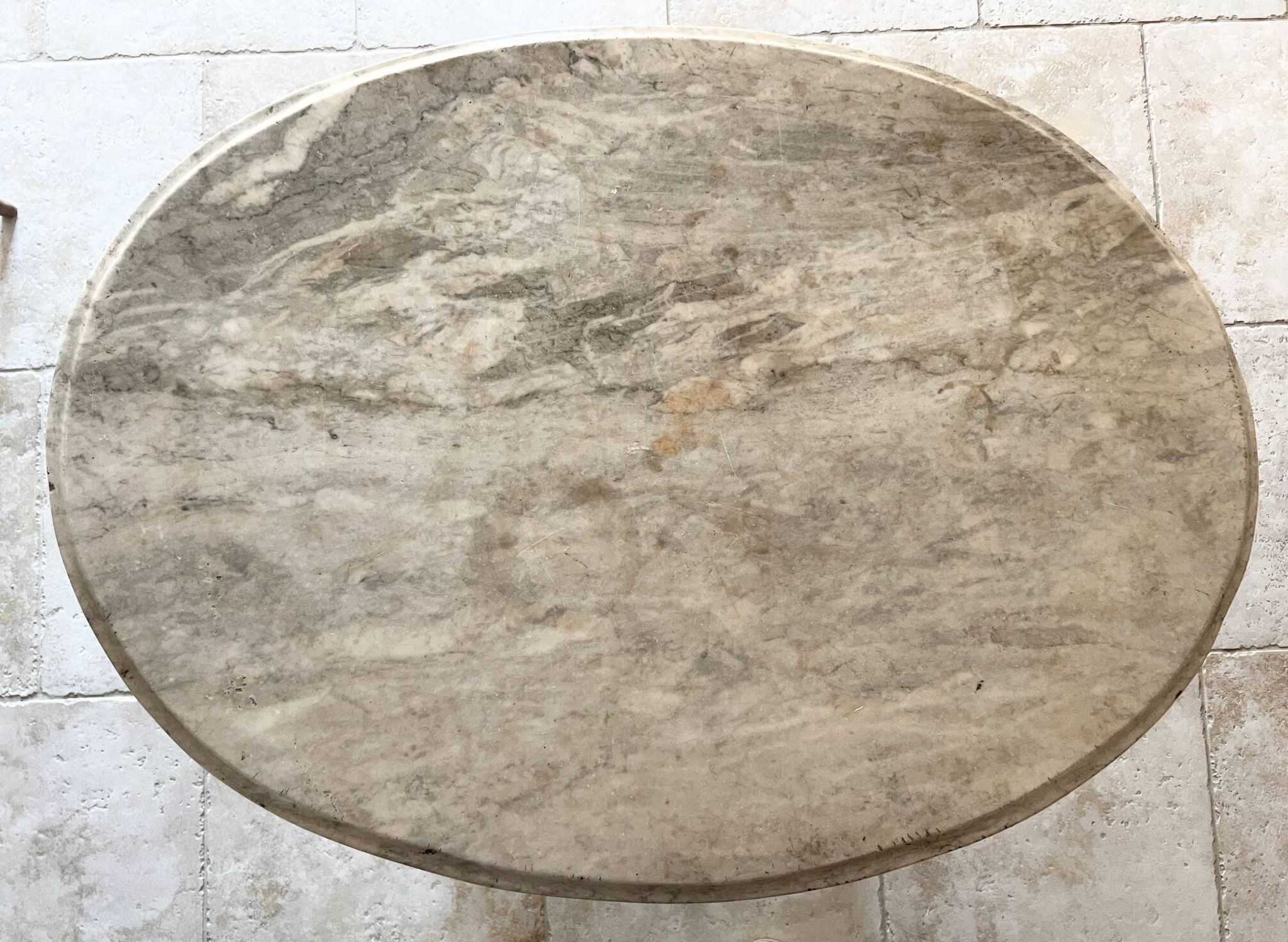 Thonet table n°8 / n°9 from 1888 Café Museum, after Adolf Loos marble top