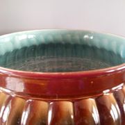 Art Deco pot cover Faience SARREGUEMINES Large model