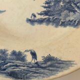Large round blue flat TdeF Selency x Monoprix Croisé Laroche