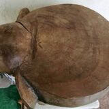 Solid wooden elephant table