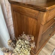Rustic solid wood chest of drawers