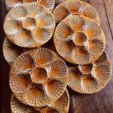 Italian oyster plates