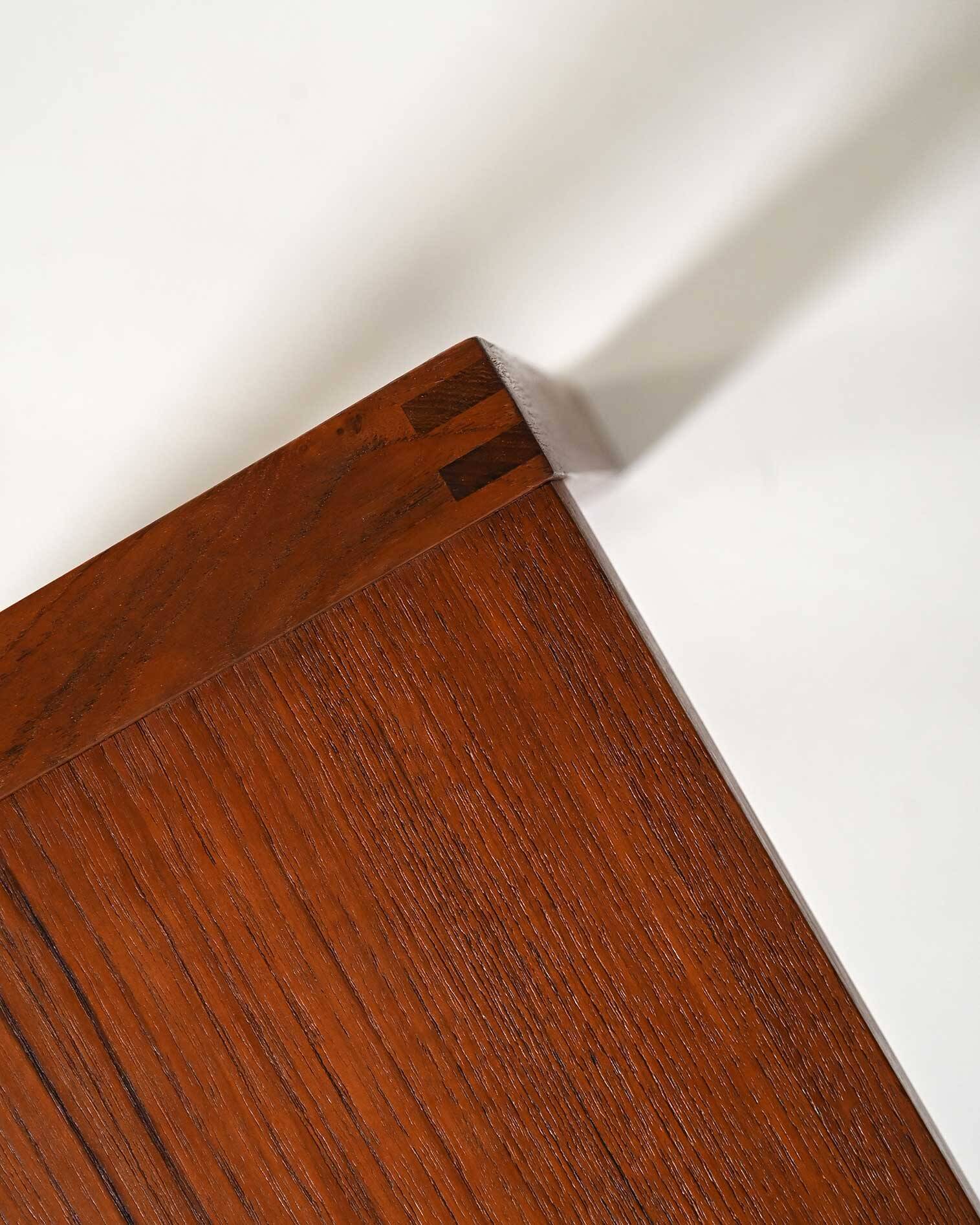 Banc en teck scandinave, années 1960