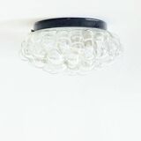 Set of 3 Mid-Century Glass Ceiling Light & 2 Wall Lights by H.Tynell, 1960s