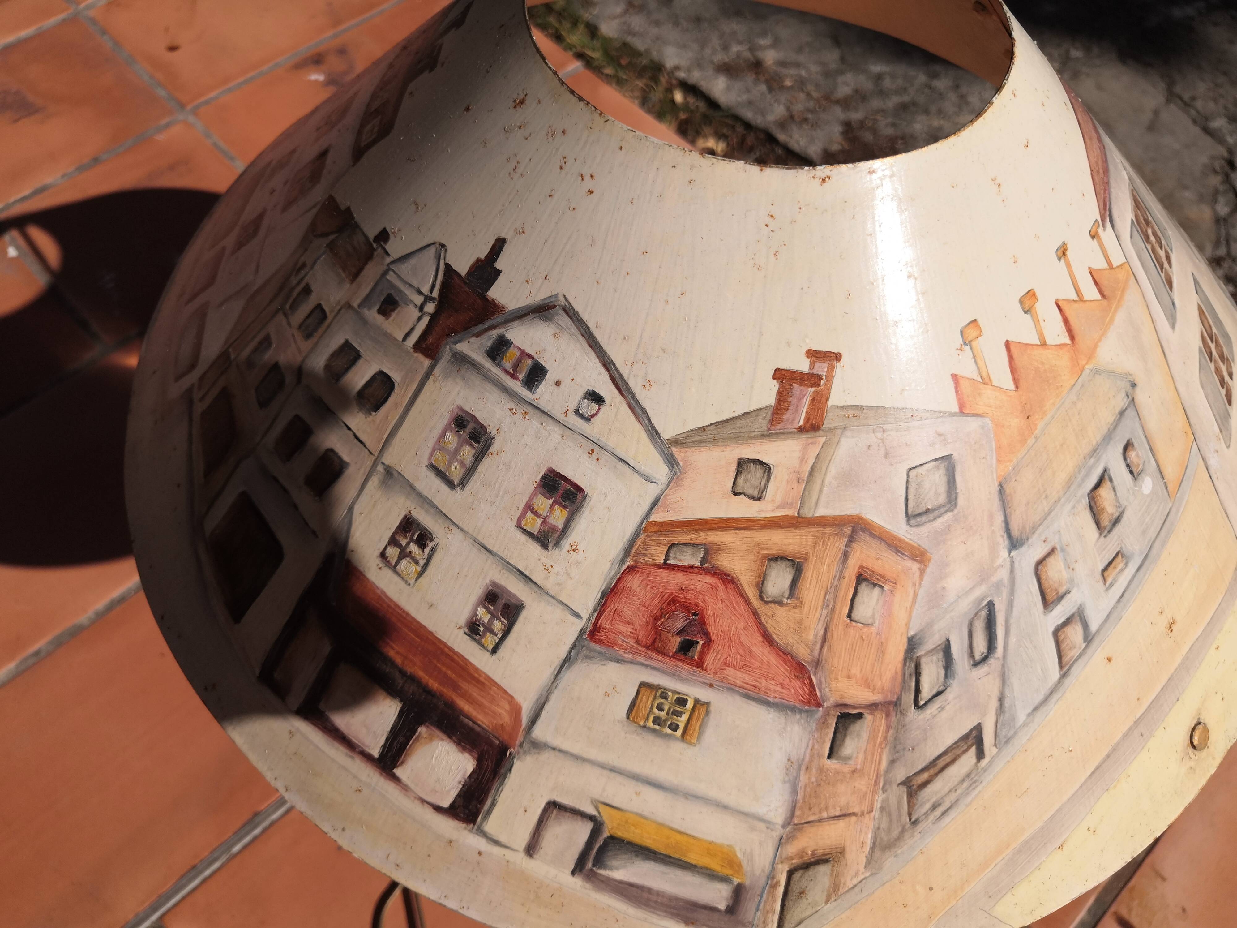 Vintage all-metal table lamp