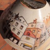 Lampe à poser tout en métal vintage