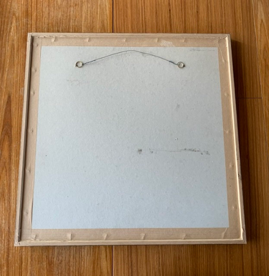 Vintage silkscreen by José Labra, signed, numbered, year 1972