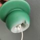 Retro green 'mushroom' table lamp, Danish from the 1980s-90s.