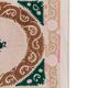 Hand knotted rug, vintage Turkish rug 125x132 cm