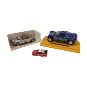 Lot de 3 voitures rally