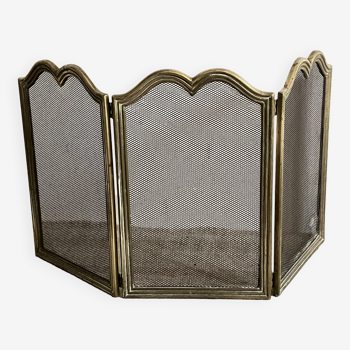 Three-leaf fire screen, fireplace accessory