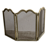 Three-leaf fire screen, fireplace accessory