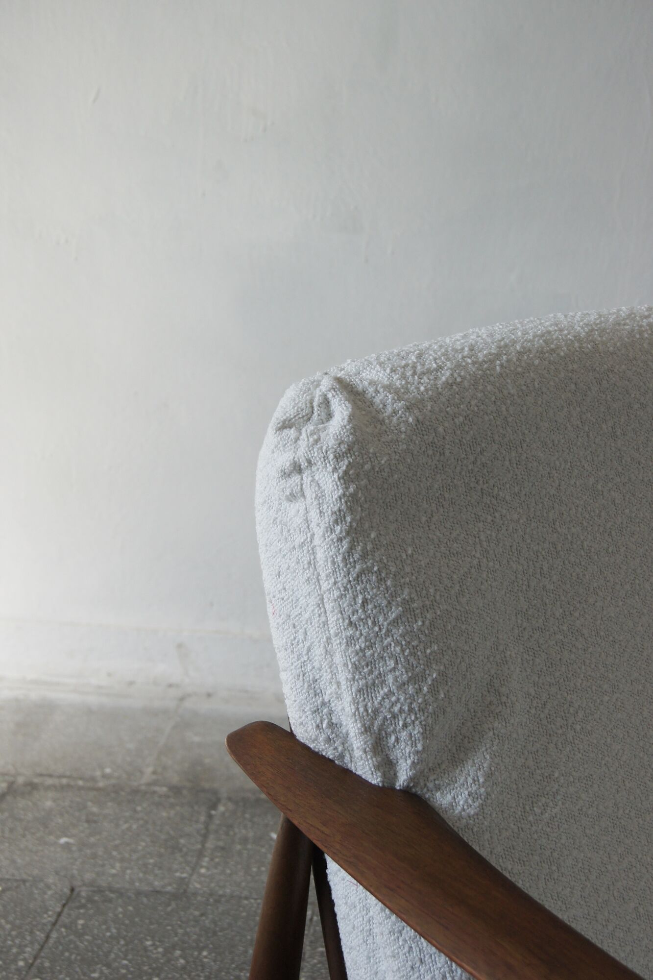 Danish teak armchair