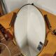Oval wall mirror with sconces – brass – 1950s/60s