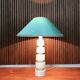 Sculptural Glazed Ceramic Art Table Lamp, Germany 1960s