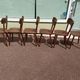 Lot of 6 wooden bistro chairw German