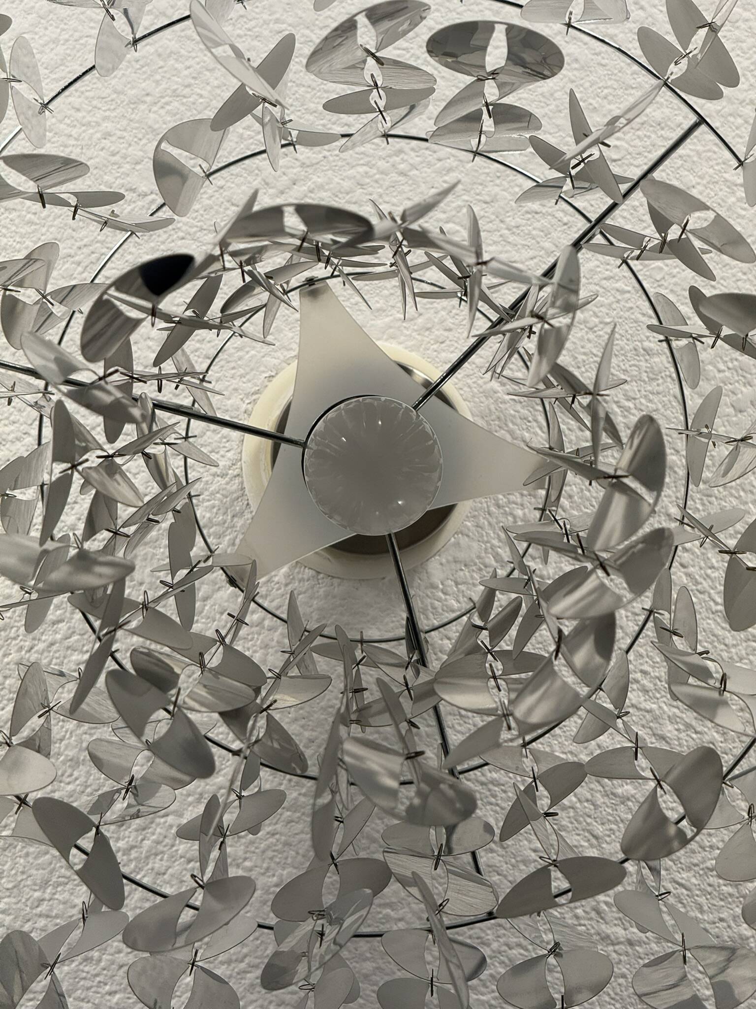 Space Age Chandelier with Cascading Plastic Discs – Mid-Century Modern