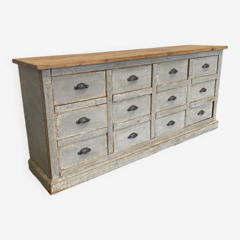 Old cabinet with 12 drawers