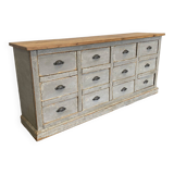 Old cabinet with 12 drawers