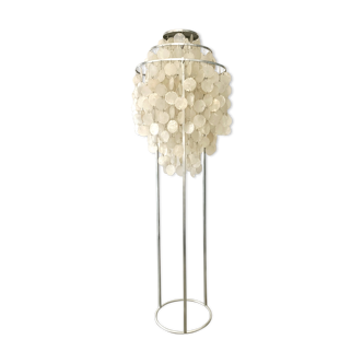 Floor lamp of the 60s in mother-of-pearl grapevines