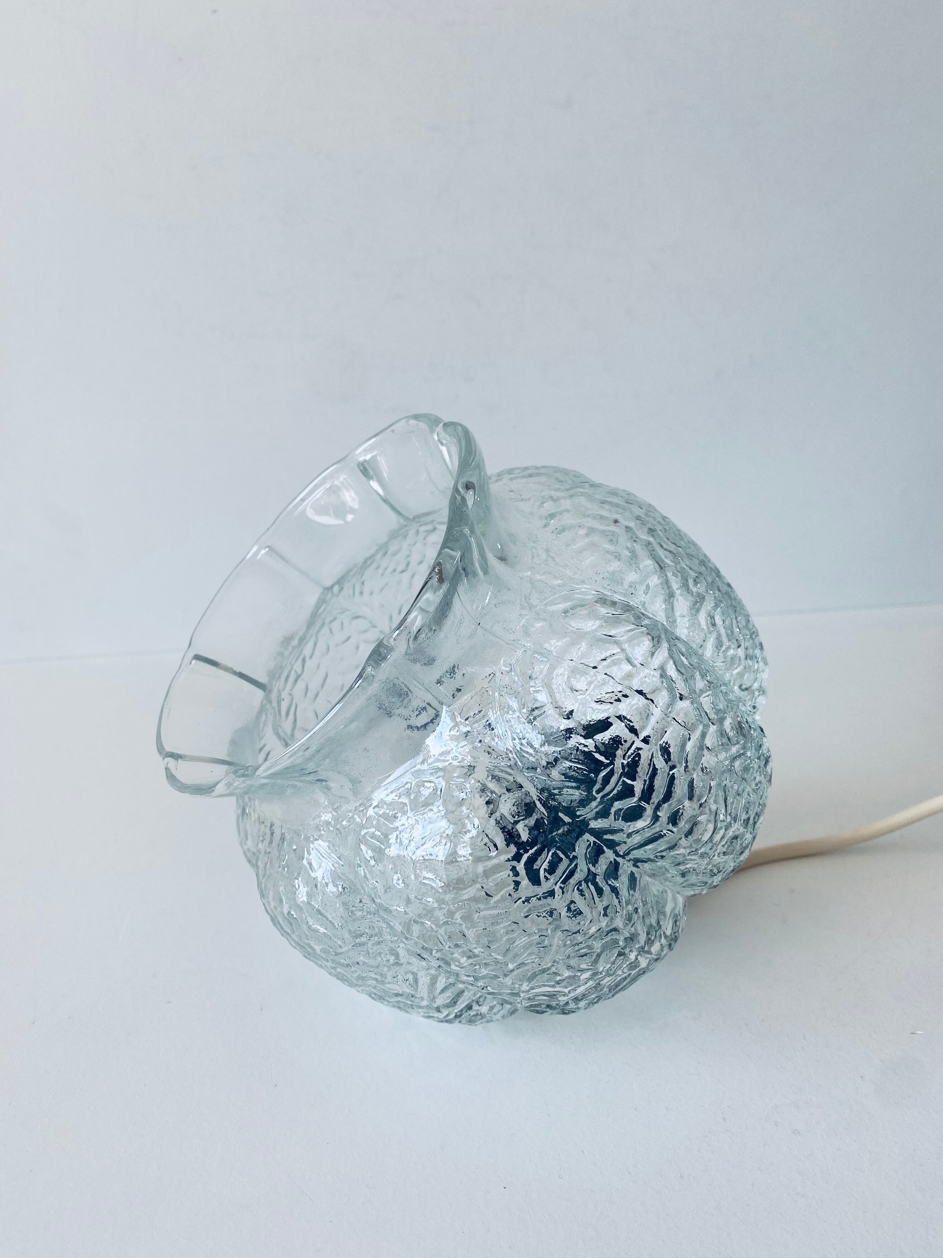 Vintage glass pendant lamp