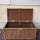 Coffre vintage en osier