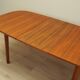 Table en teck, design danois, années 1970, fabricant : Farstrup Møbler