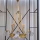 Brass Chandelier And Glass Paste Napoleon III