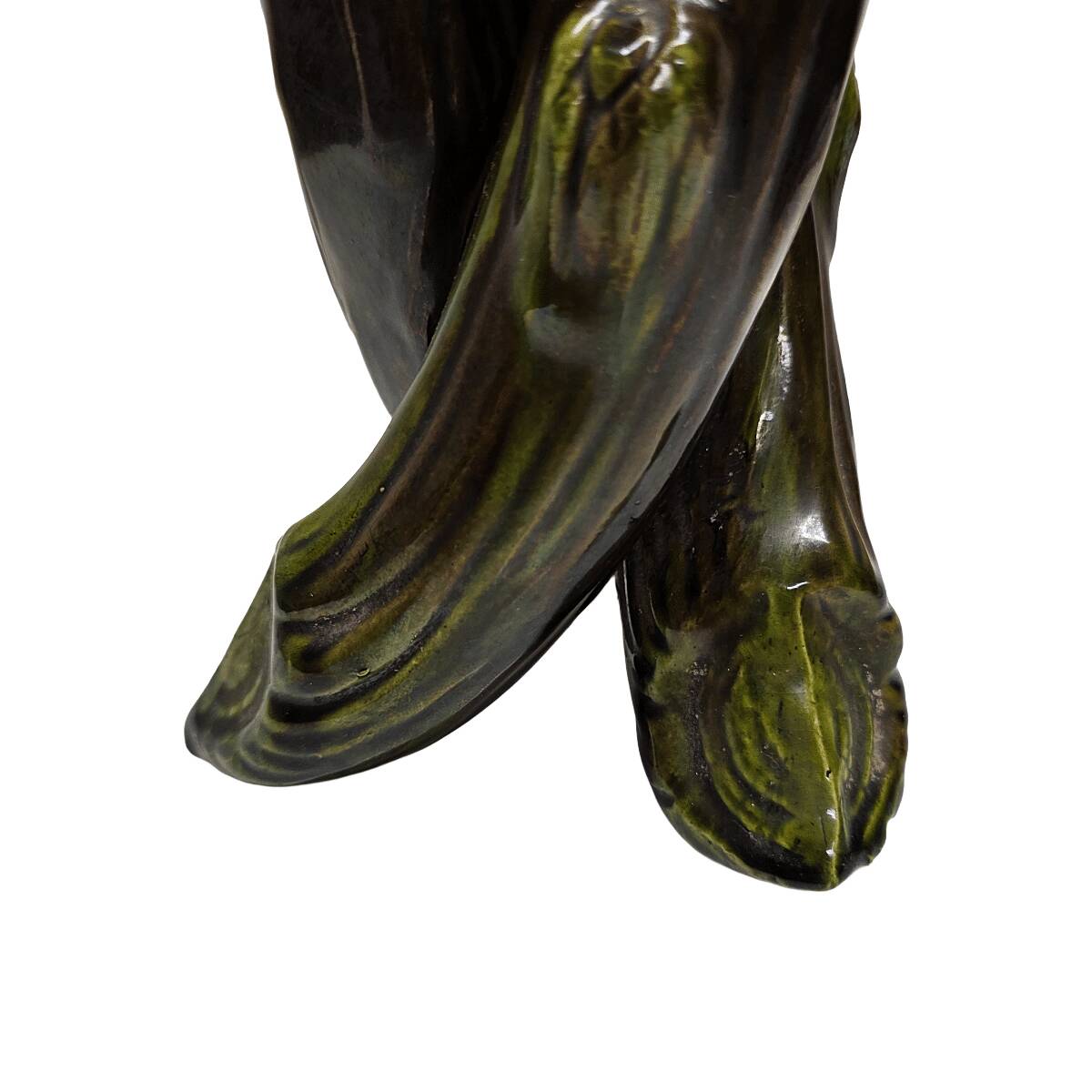 Vintage ceramic tree trunk vase