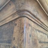 Armoire d'époque Louis XV 18éme en chêne et noyer massif Aérogommer