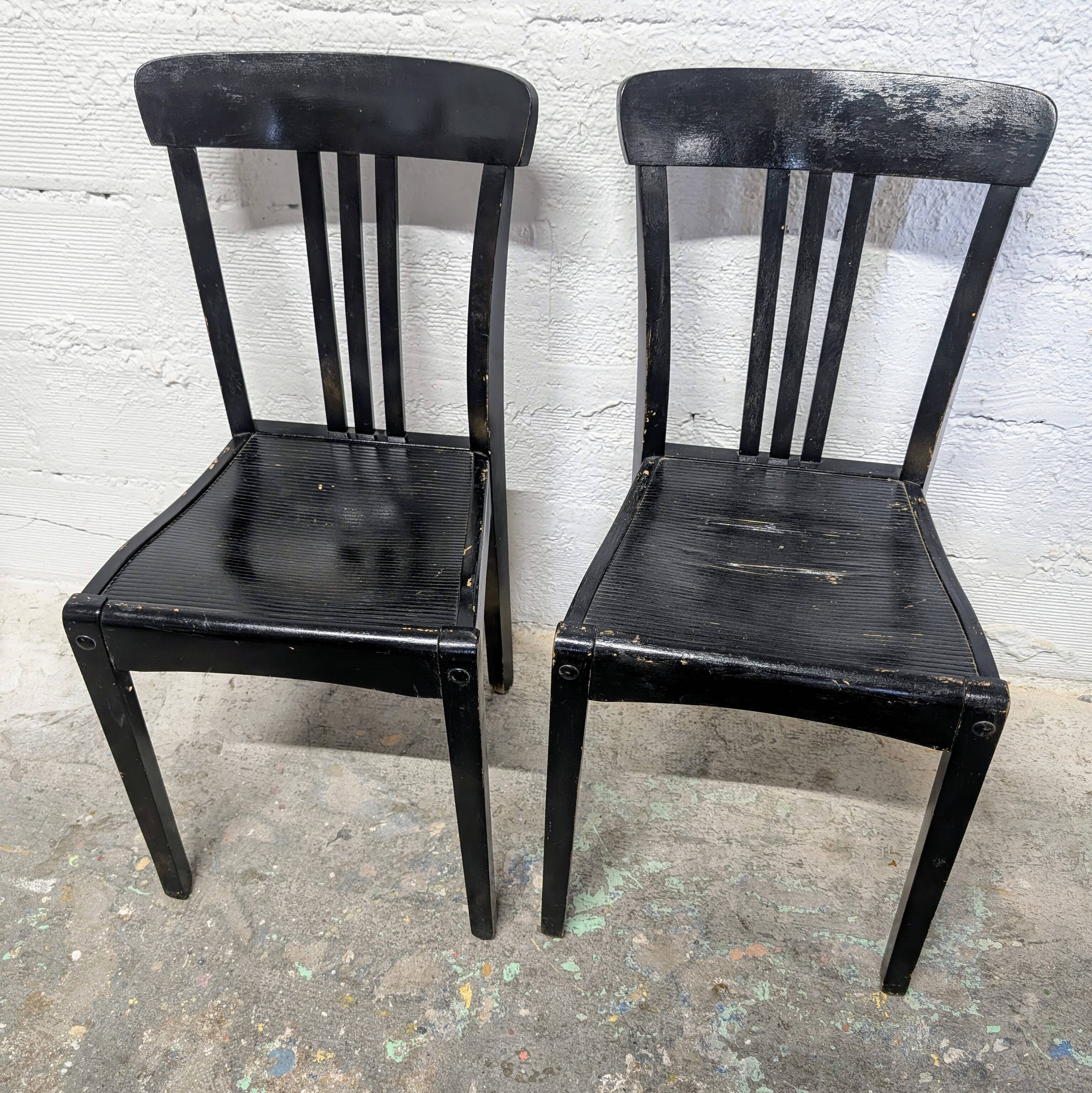 Pair of Stella bistro chairs