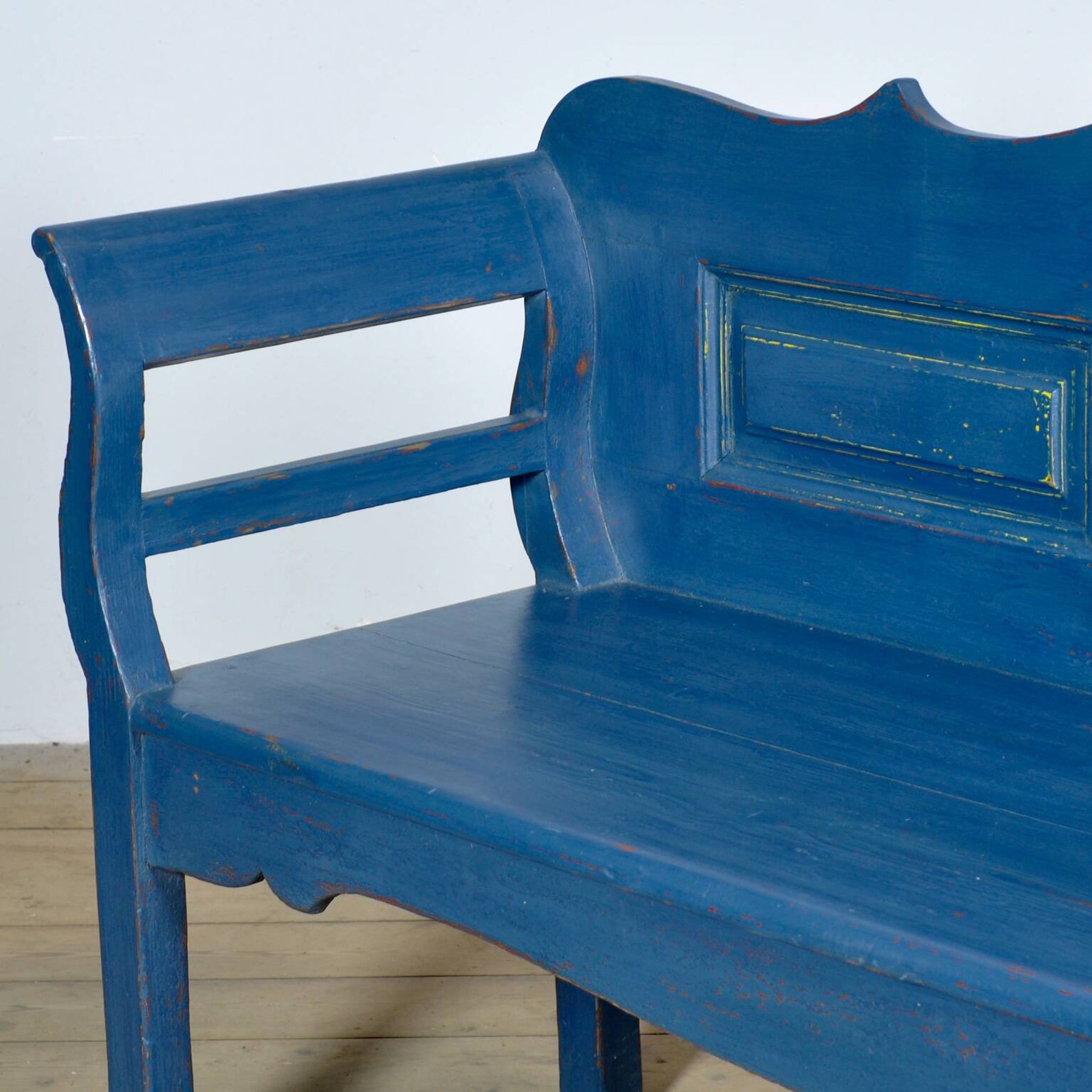 Banc en pin ancien, années 1900