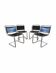 Set of 4 Spoleto chairs for Knoll International