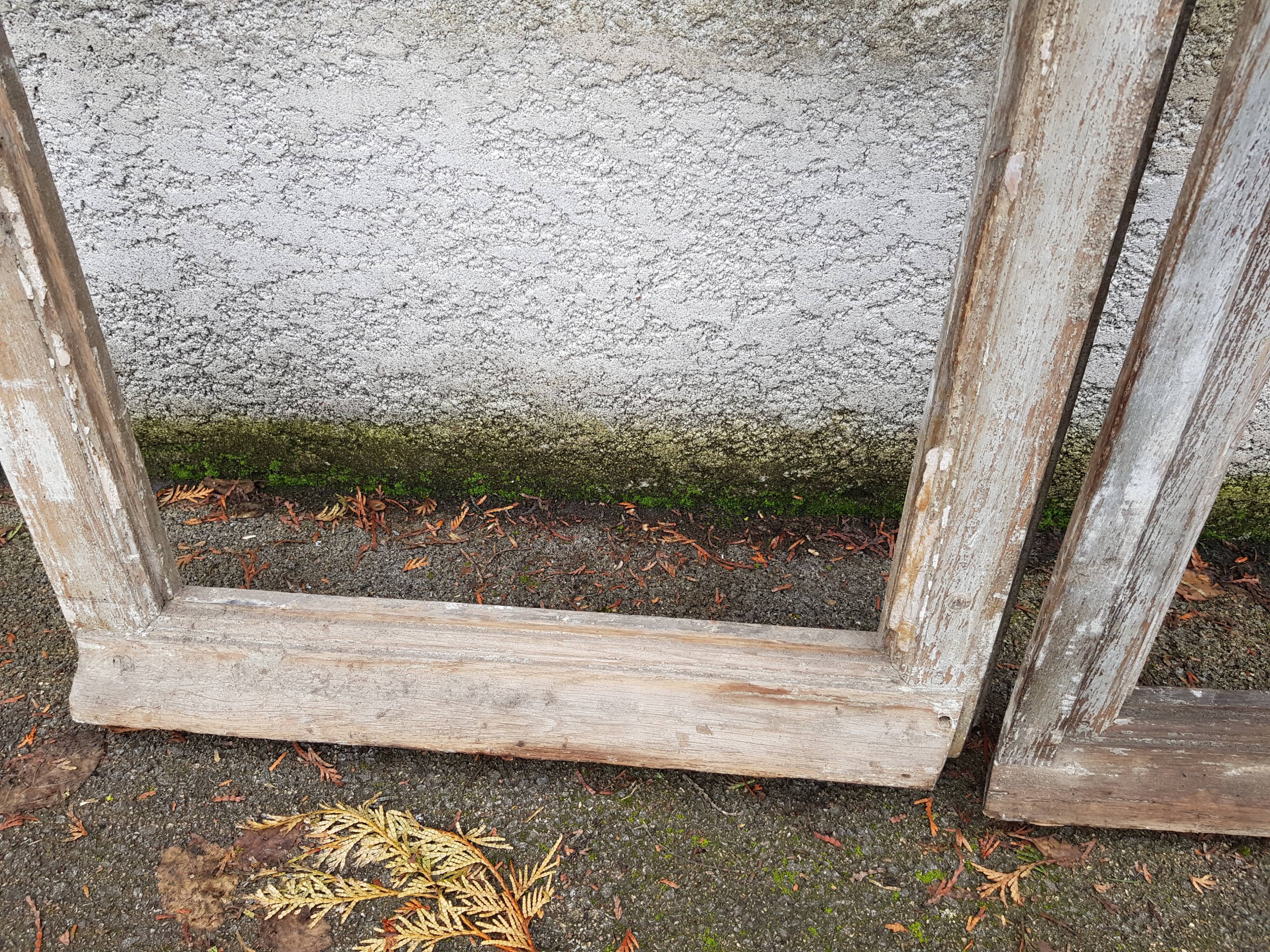 Old pair of window time XVIII th s / XIX th s