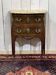 Late 19th-century Louis XV commode in oak, rosewood, and marble top