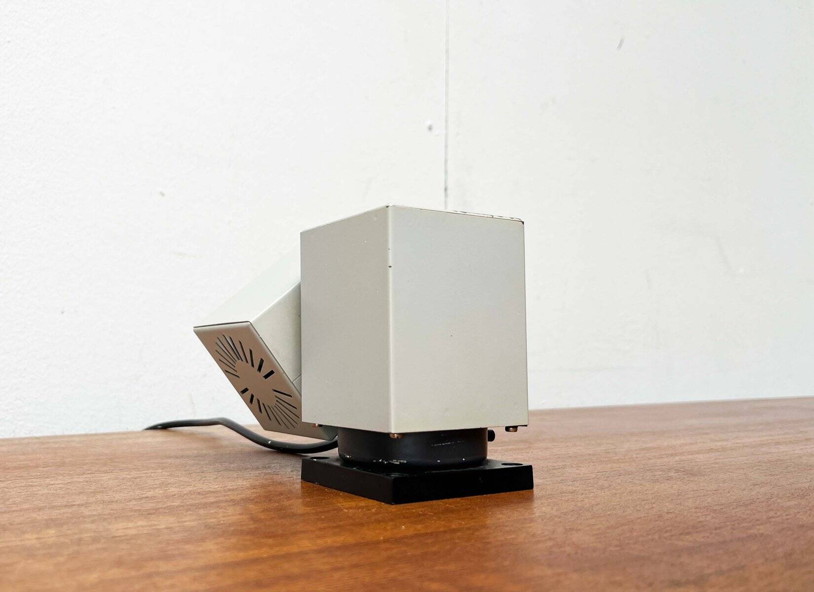 Mid-century minimalist cube wall table lamp 6015 by Kaiser, 1960