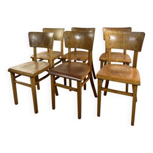 lot de 6 chaises bistrot