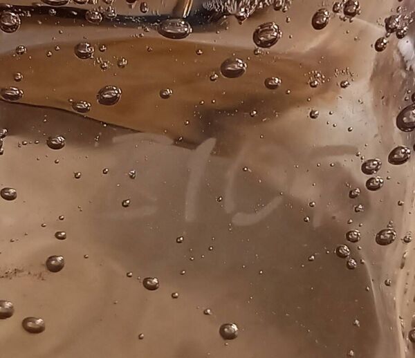 2 pots Biot en verre soufflé