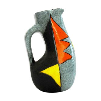 Large vase pitcher Gilbert Valentin Les Archanges Vallauris